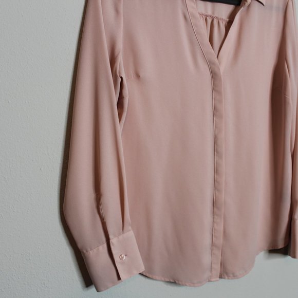 NWOT Long Sleeve Blouse - PETITE Medium - Picture 4 of 4